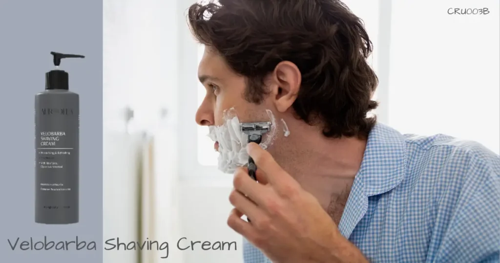 velobarba shaving cream cru003b