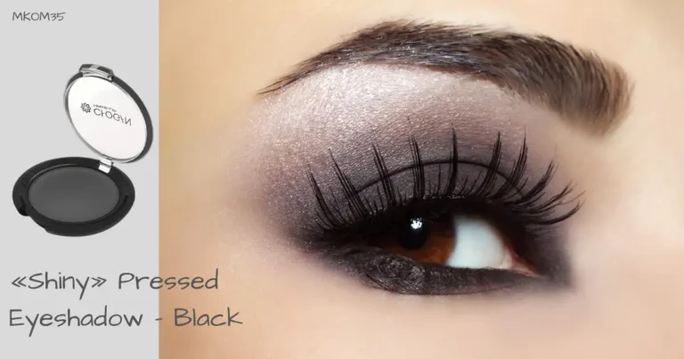 «shiny» pressed eyeshadow – black